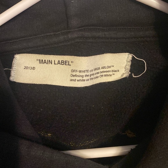 2013 off white -  virgil abloh hoodie - Picture 3 of 7
